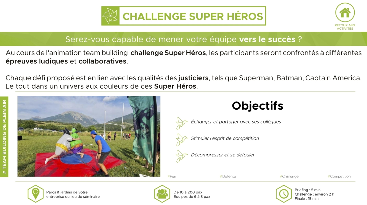 Challenge Super Héros