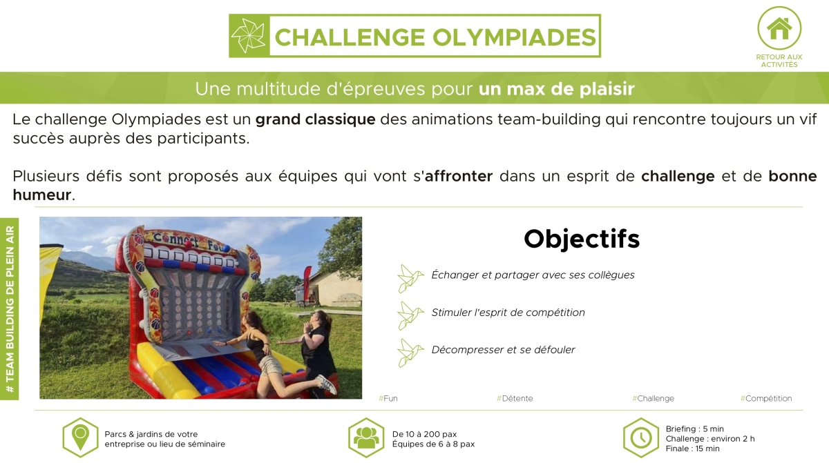 Challenge Olympiades