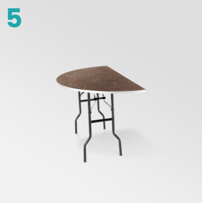 Table Demi-rond