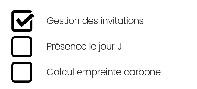 Choisissez vos options