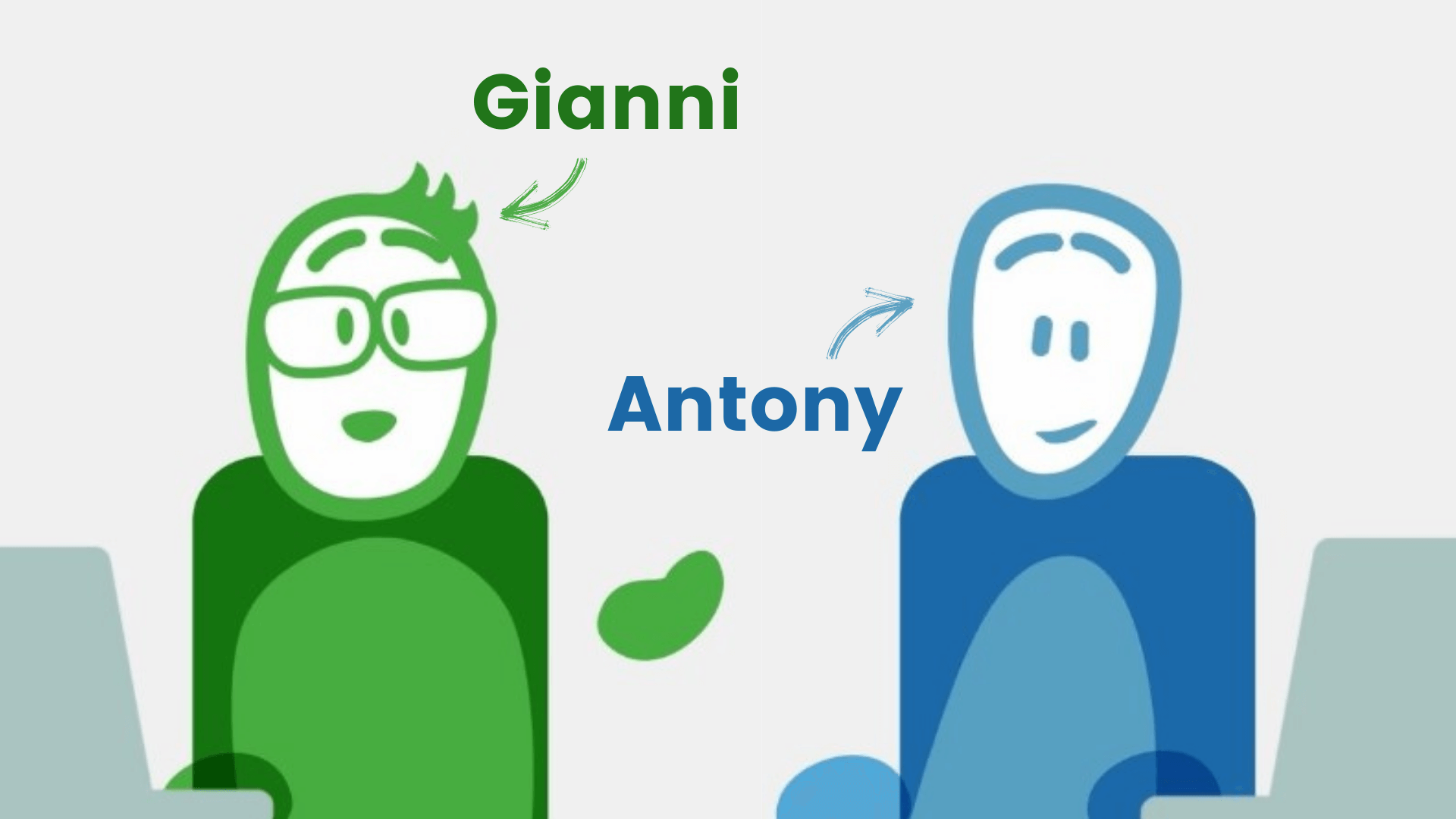 Présentation des deux fondateurs de la marque : Gianni et Antony