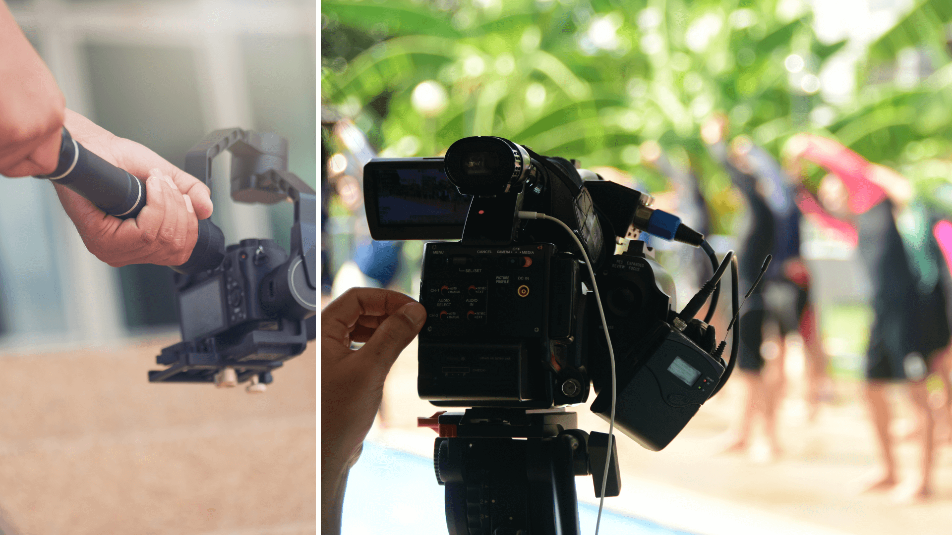 Caméra de tournage de film