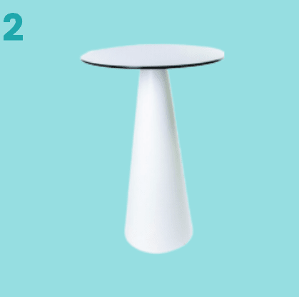 2 – Mange-debout white h 106 cm