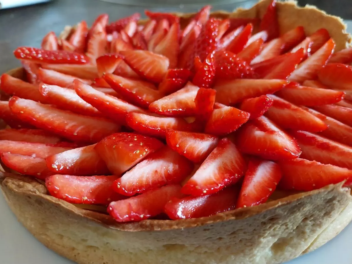 Tarte Fraises maison