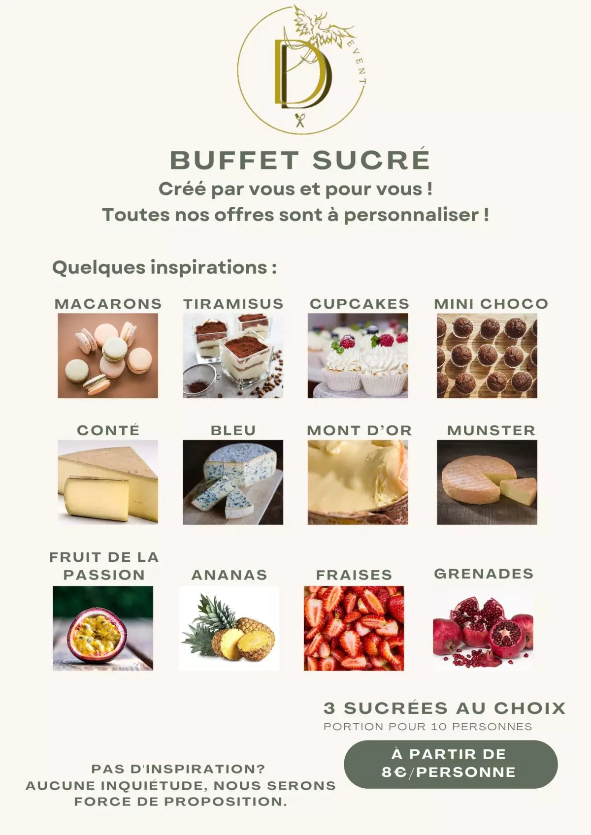 Inspiration Buffet sucré 