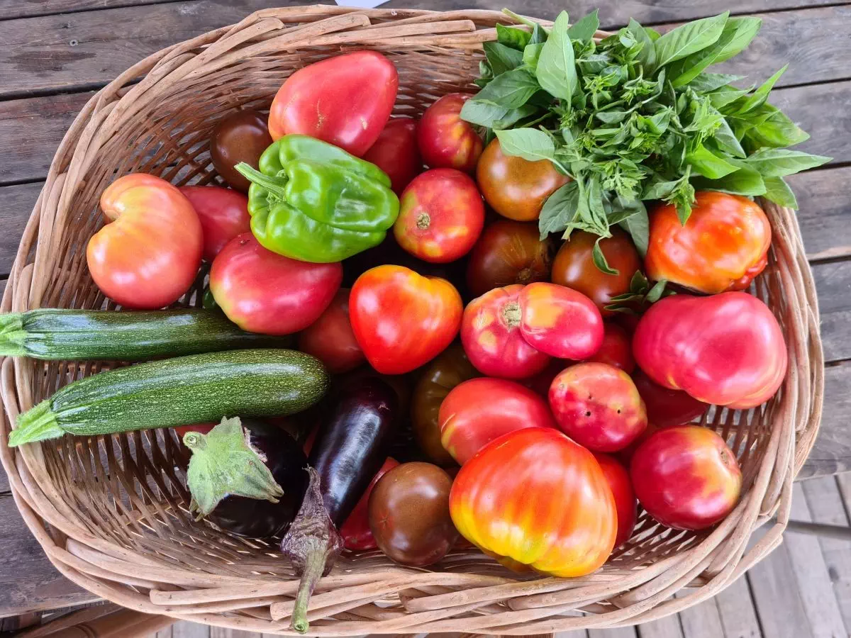 Des fruits et légumes 100% naturels