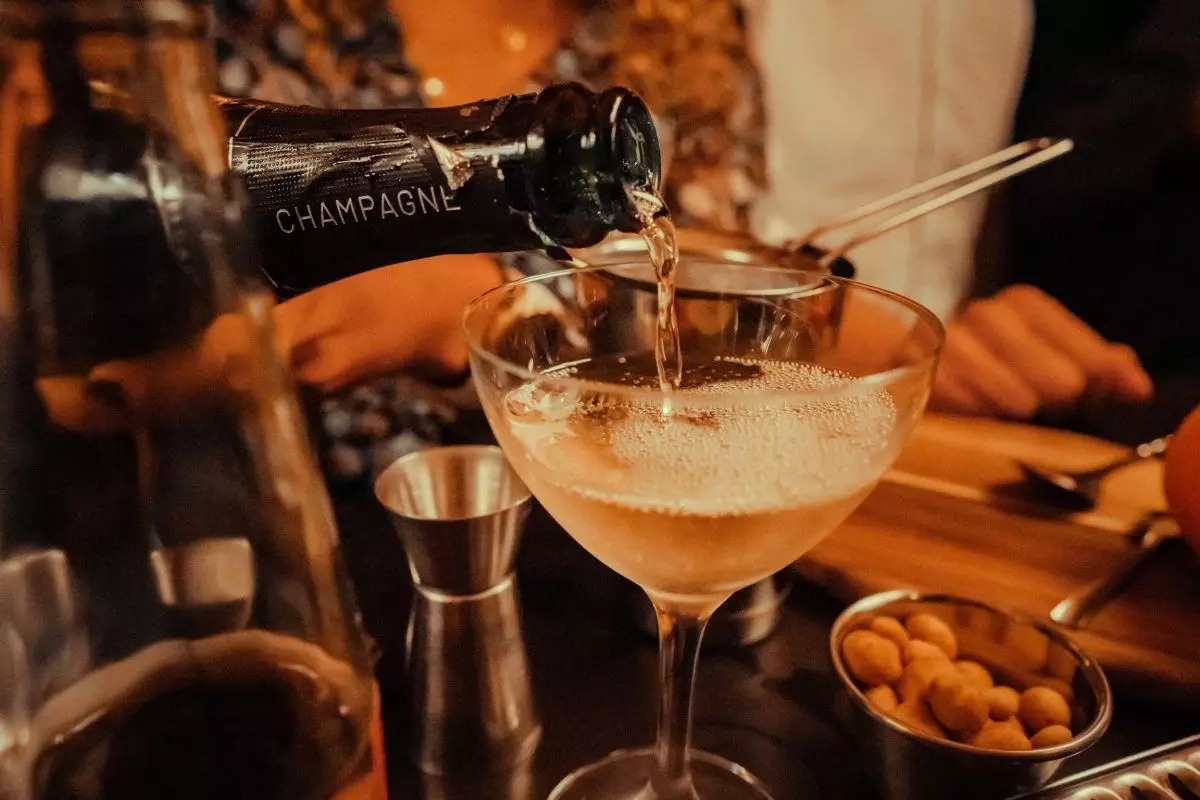Cocktail au champagne
