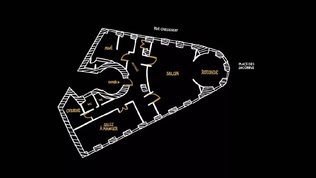 Plan de l'appartement