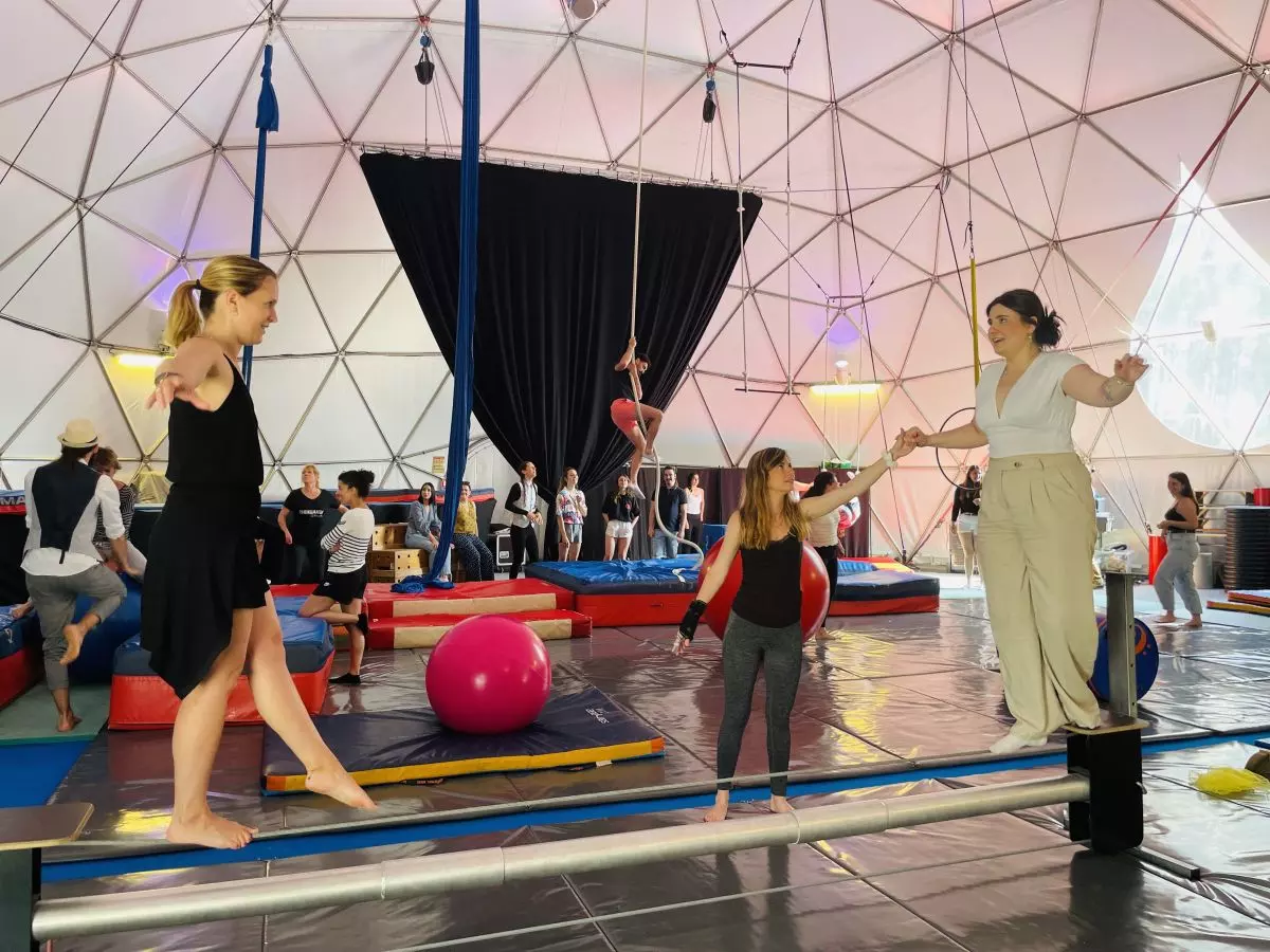 Atelier cirque teambuilding Arcachon