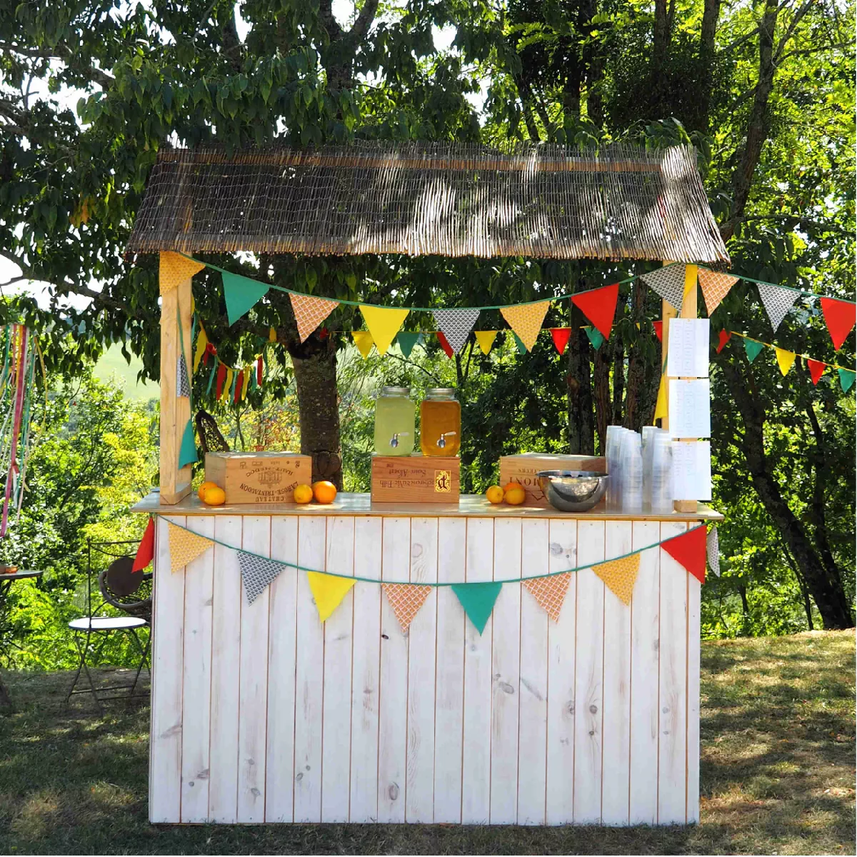 Bar paillote (250cm x 200cm x 65cm) 