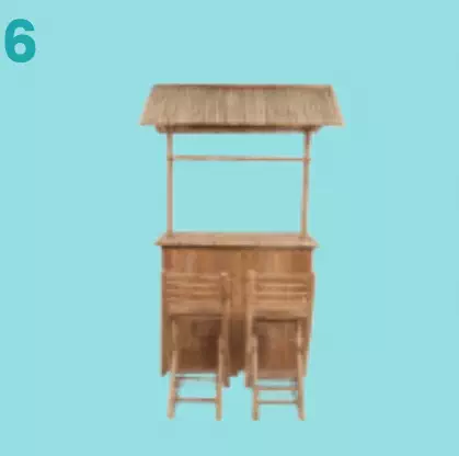 6 – Tiki bar h 215 cm