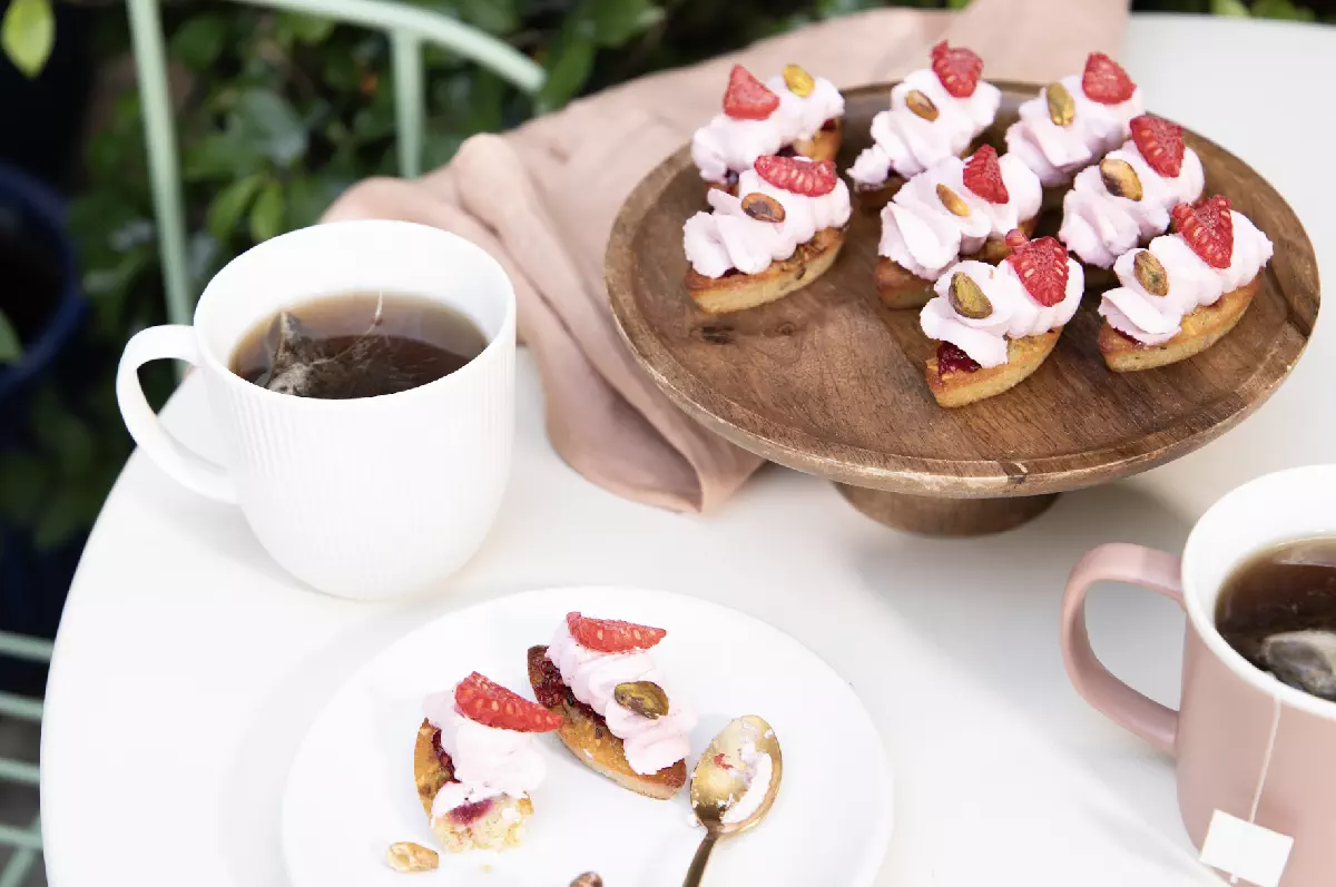 Financiers pistache & framboise 