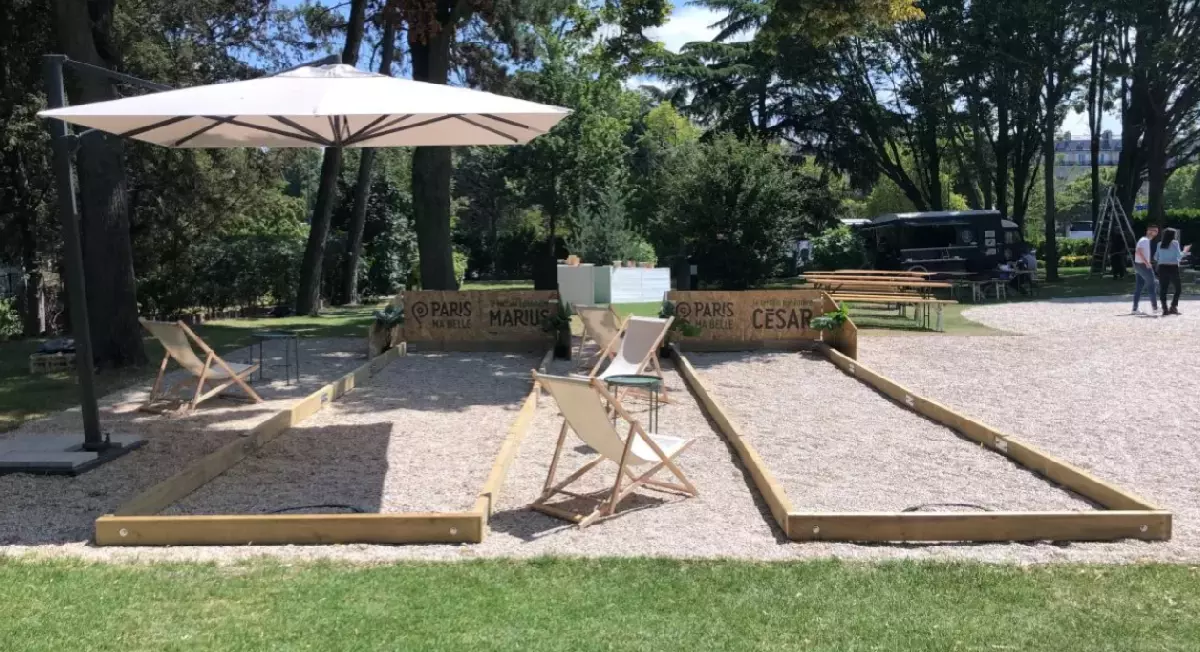 Terrain de pétanque