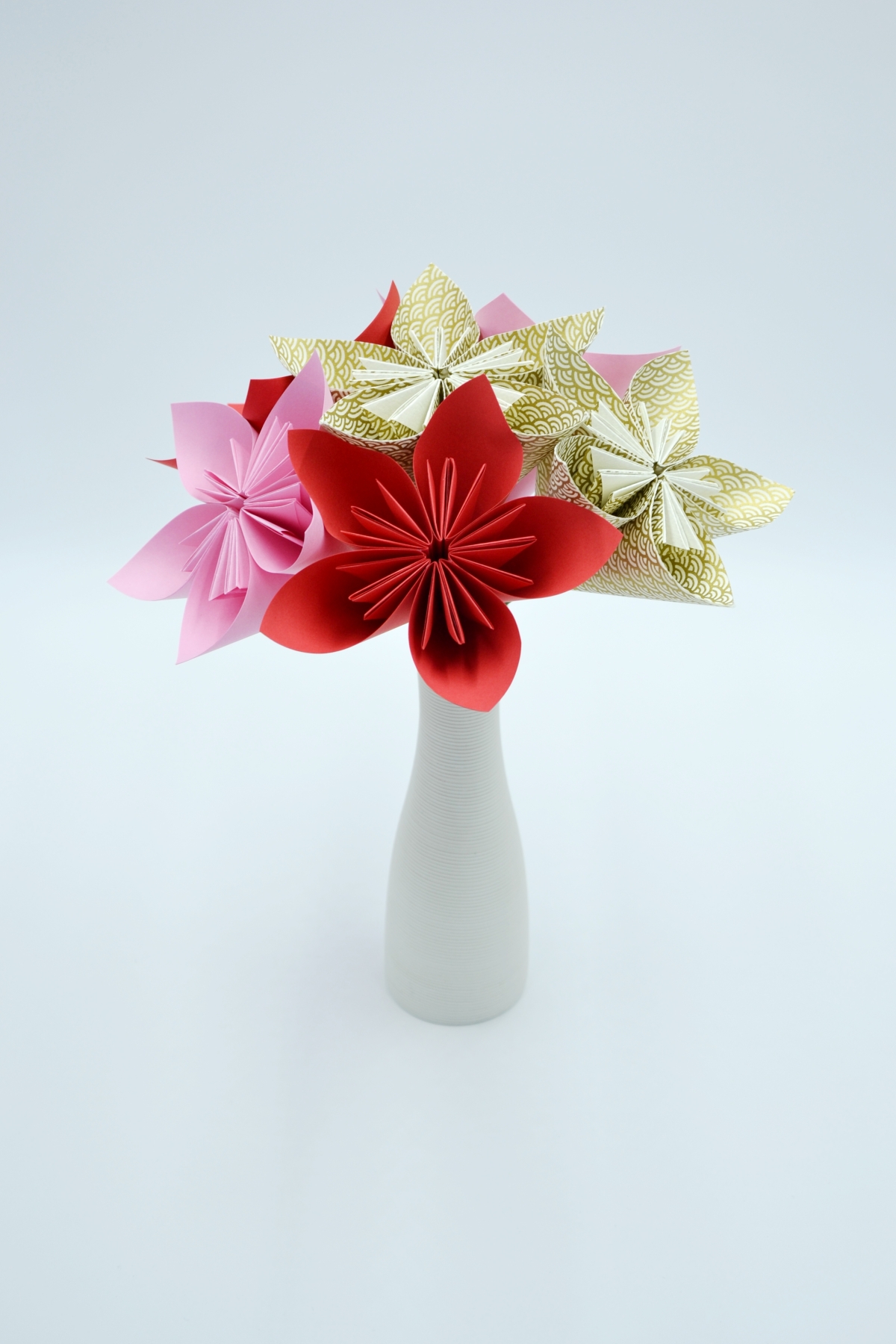 Bouquet Jenny - bouquet de fleurs en papier origami