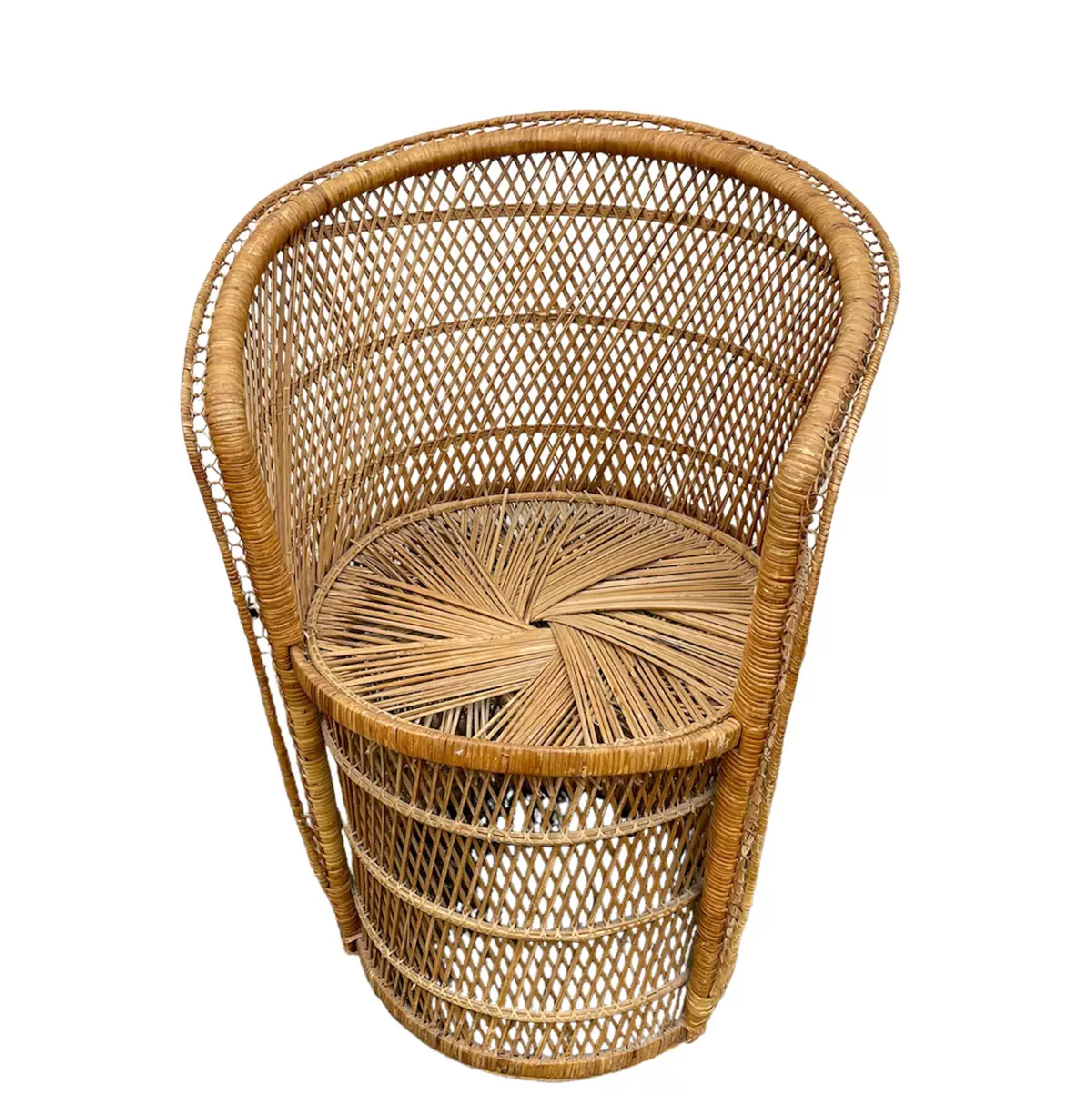 Exemple petit fauteuil en rotin 
