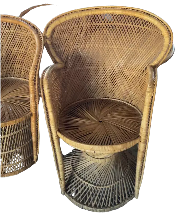 Exemple petit fauteuil en rotin 