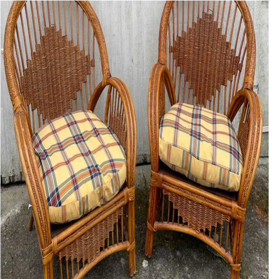 Exemple petit fauteuil en rotin 
