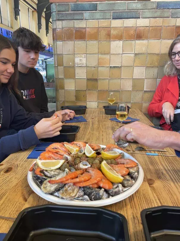 Fruits de mer - exemple de dégustation