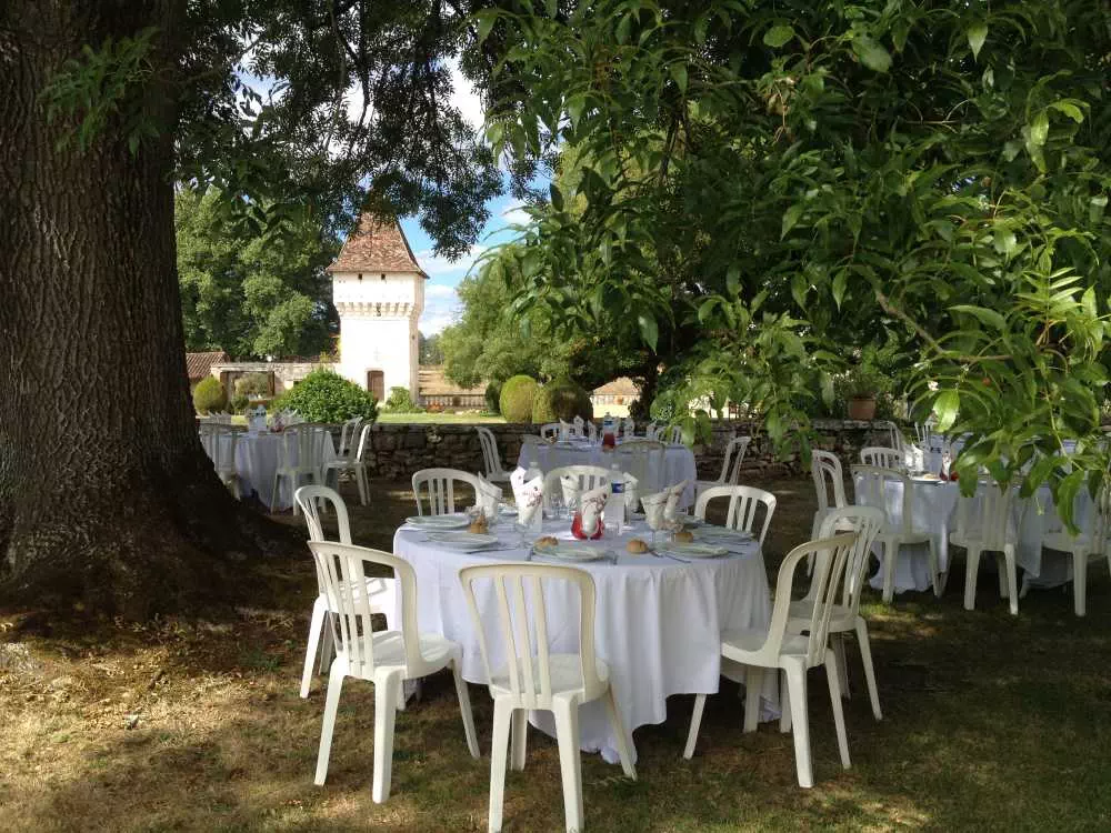 Déjeuner dans la parc