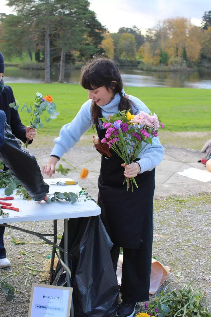 Atelier bouquet de fleurs