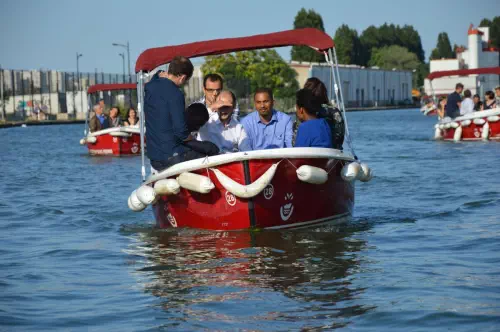 Chasse au trésor en bateaux