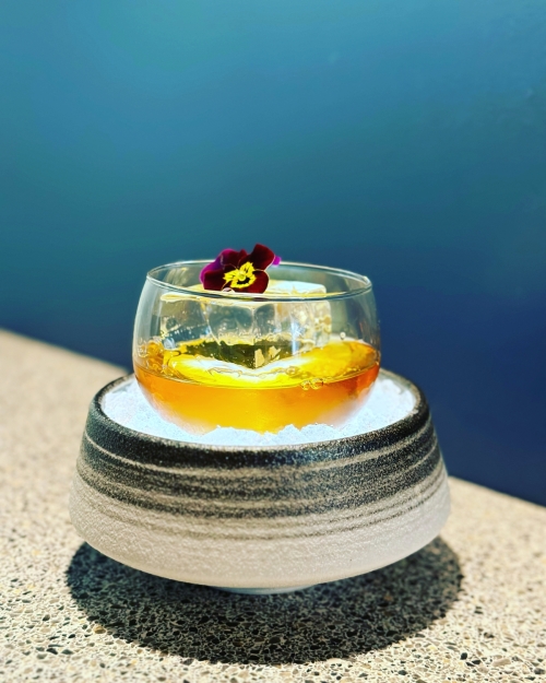 Cocktail sur mesure glace taillé 