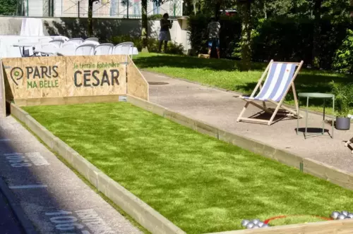 Terrain éphémère