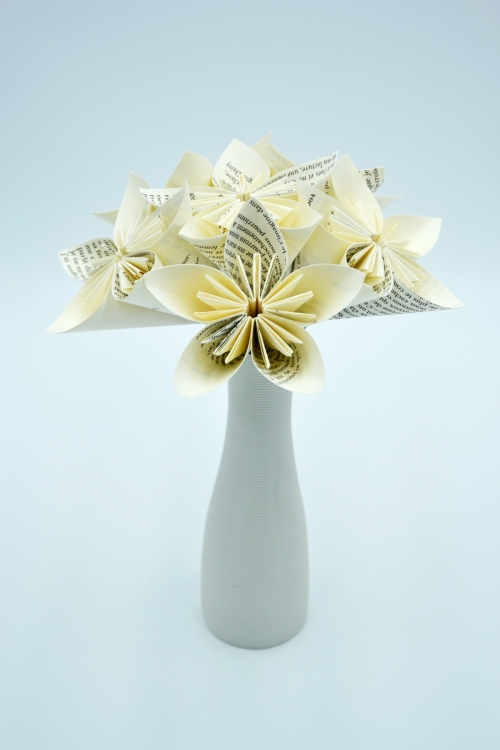 Bouquet de fleurs en papier
