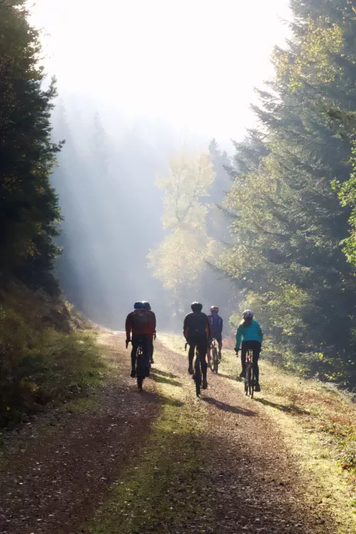 Team Building à vélo Gravel dans le Morvan