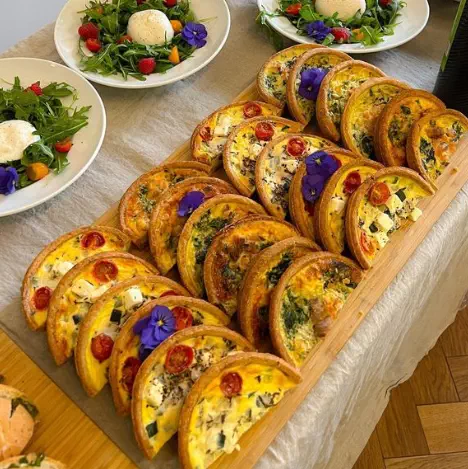 Nos quiches et salades