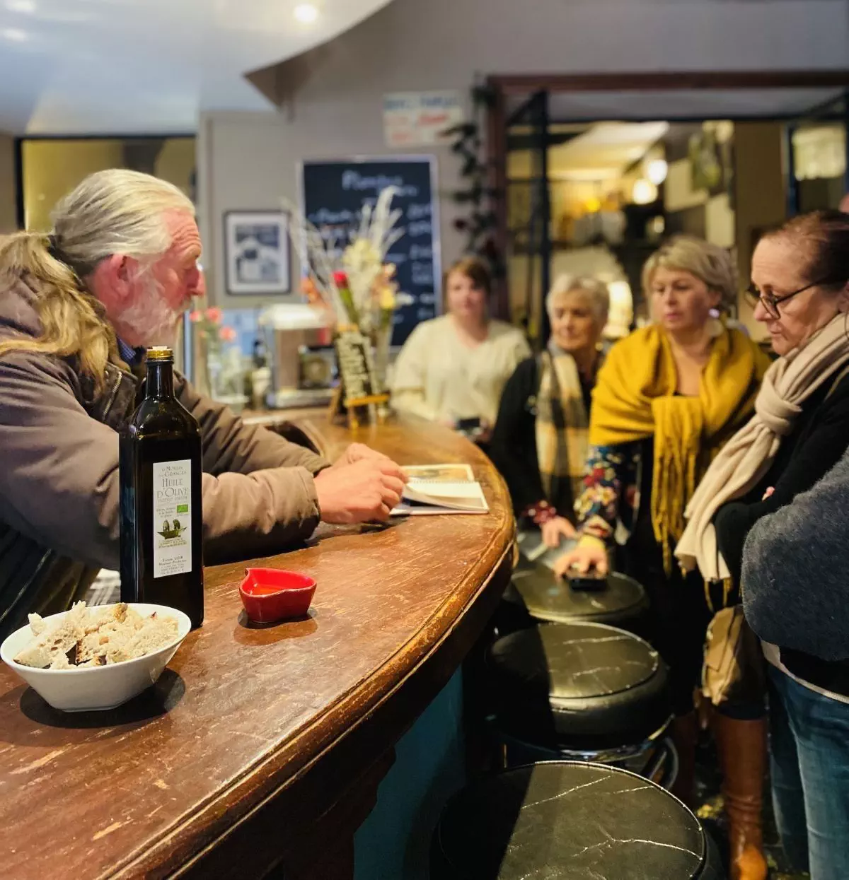 Dégustation d'huile d'olive avec le producteur 