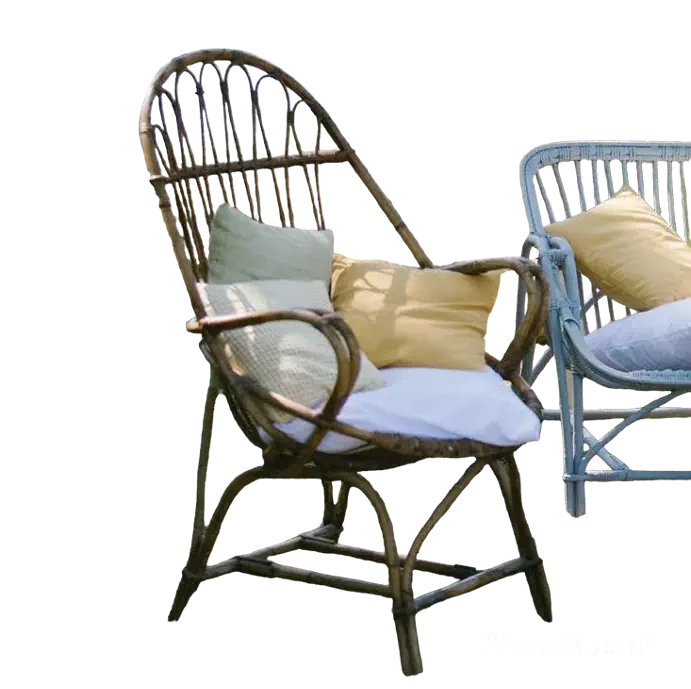 Exemple petit fauteuil en rotin 