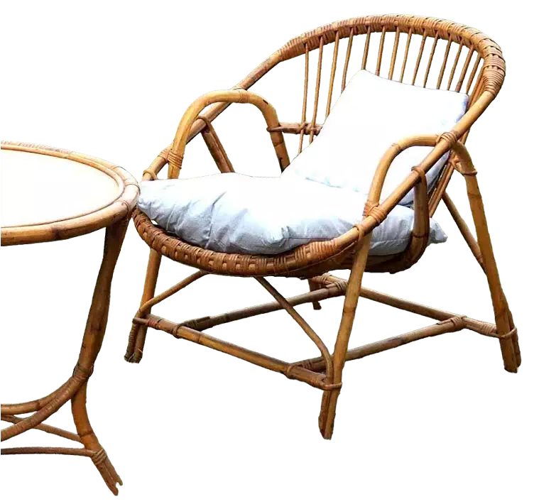 Exemple petit fauteuil en rotin 