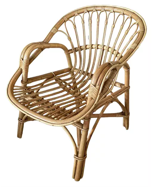 Exemple petit fauteuil en rotin 
