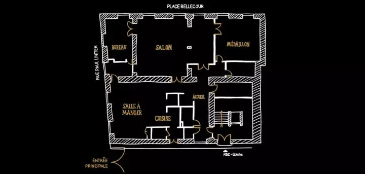 Plan de l'appartement