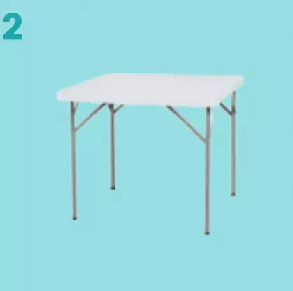 2- Table carrée