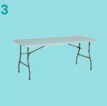 3 - Table rectangulaire