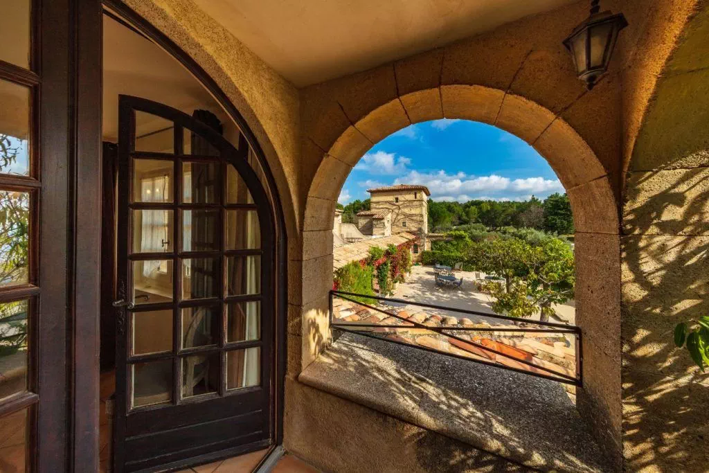 Vue d'une chambre du domaine