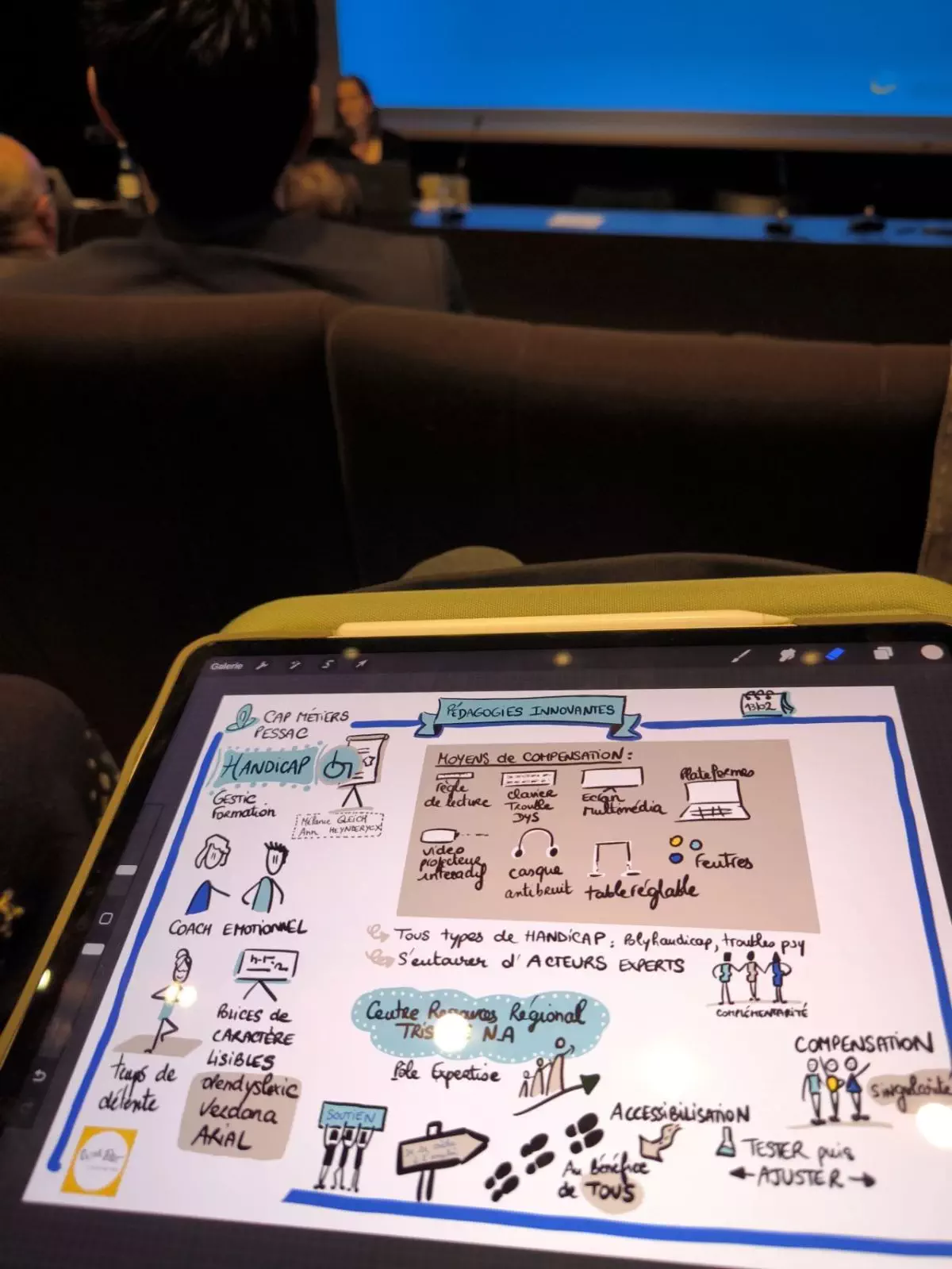 Synthèse visuelle sur tablette Séminaire Formateurs