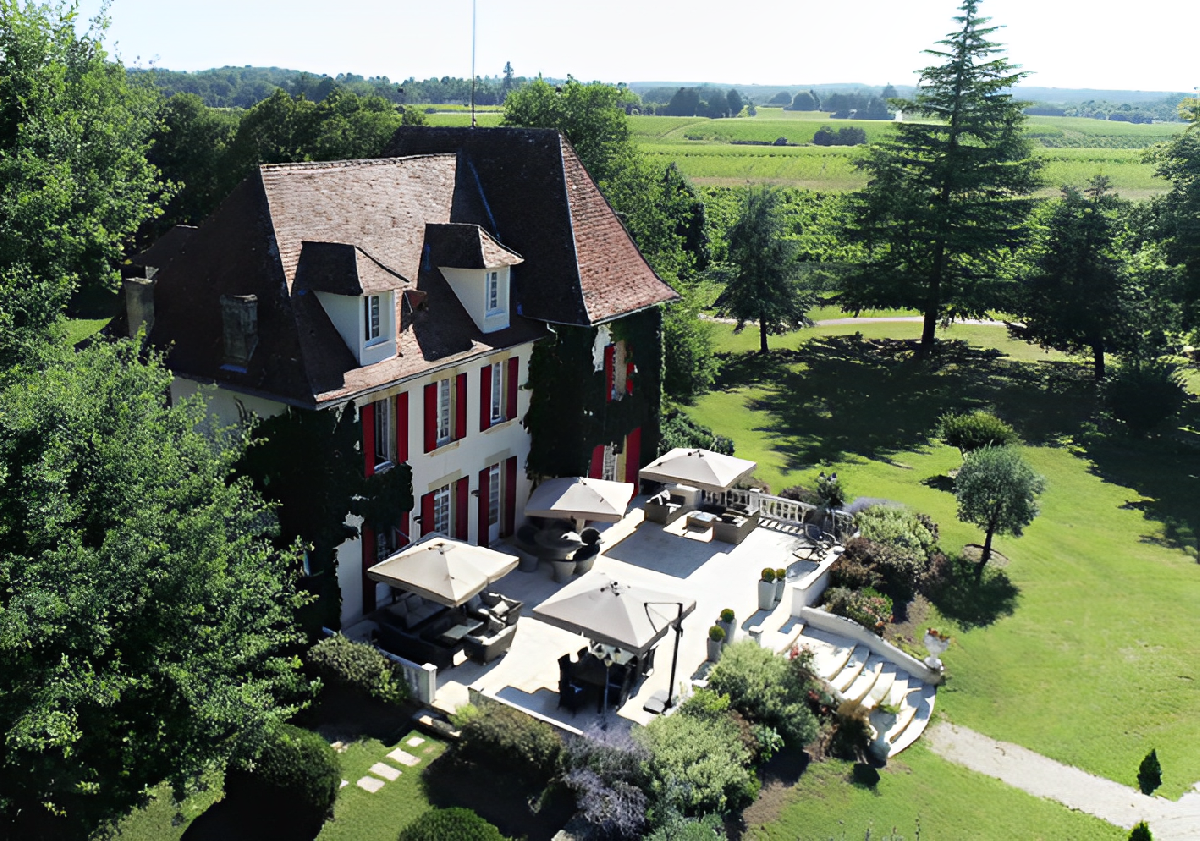 Château au cœur des vignobles à Bergerac