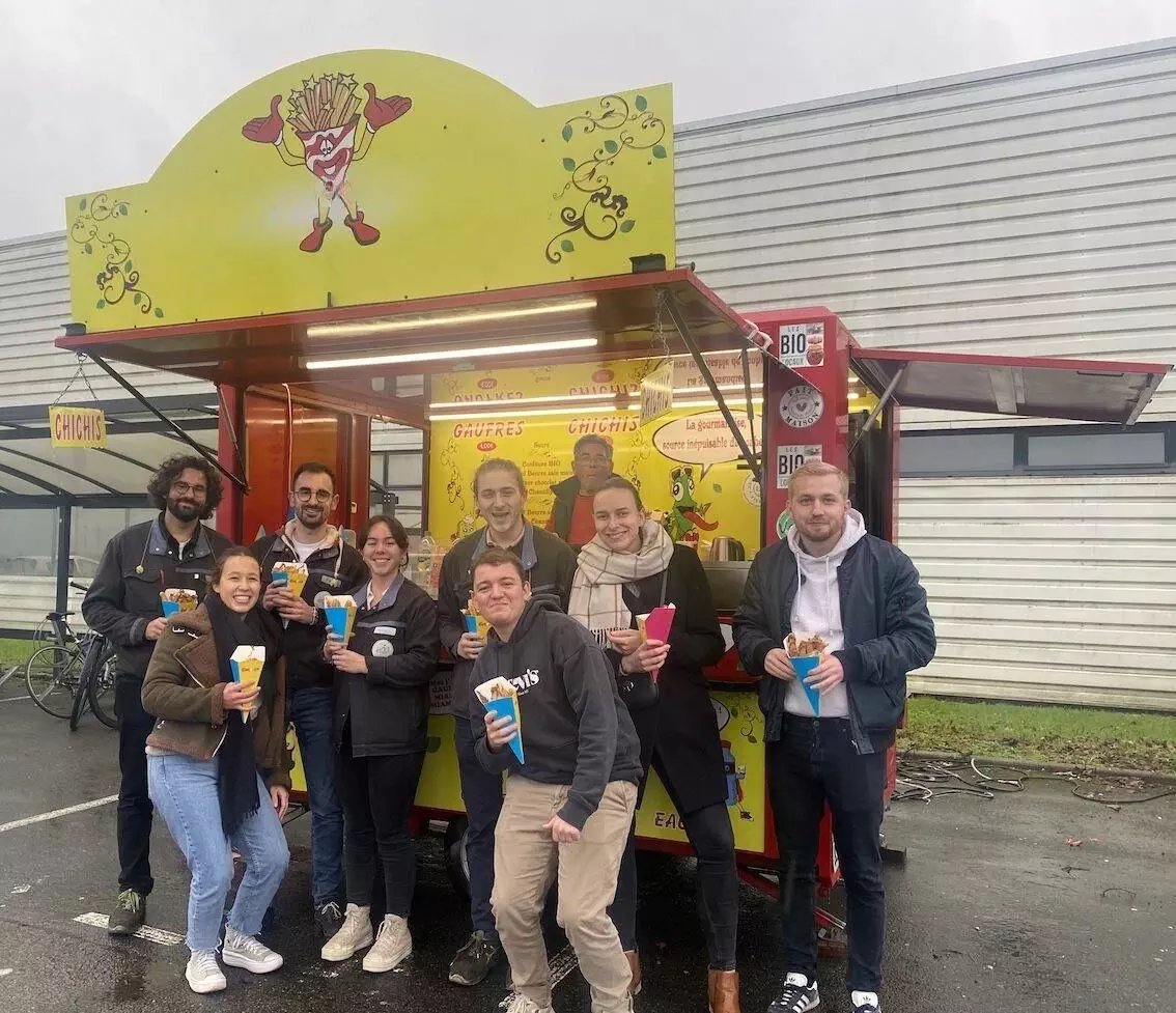 Le foodtruck et les clients