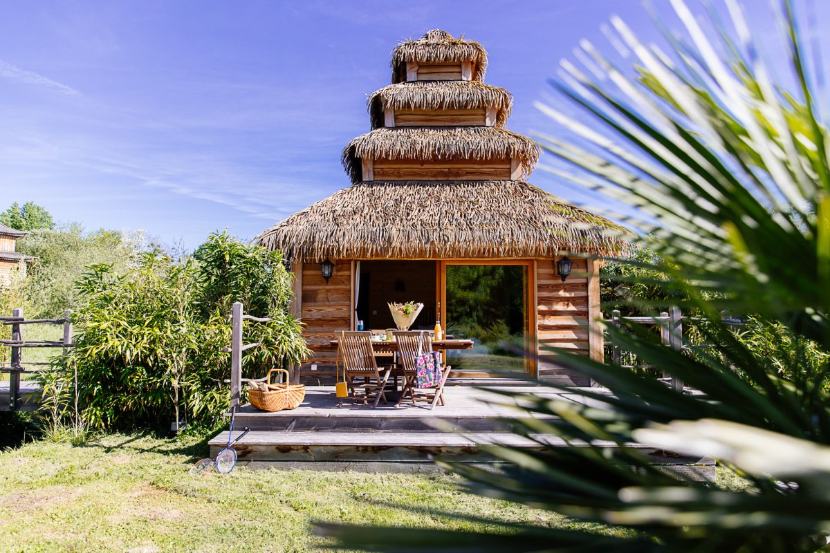 Direction Bali dans cette cabane indonésienne