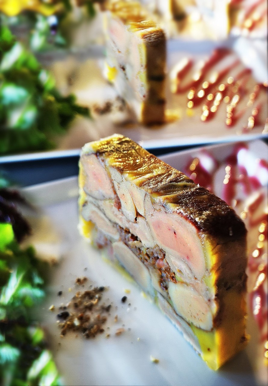 terrine de foie gras aux cèpes