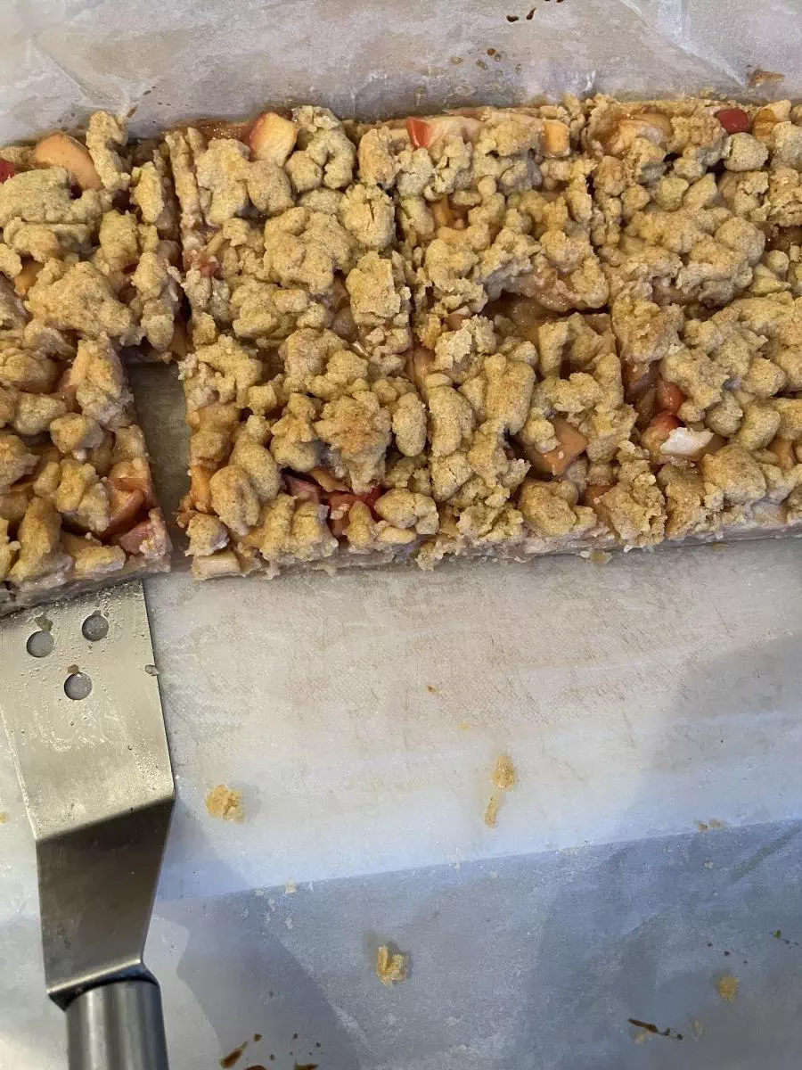 Un dessert fait maison, le streusel