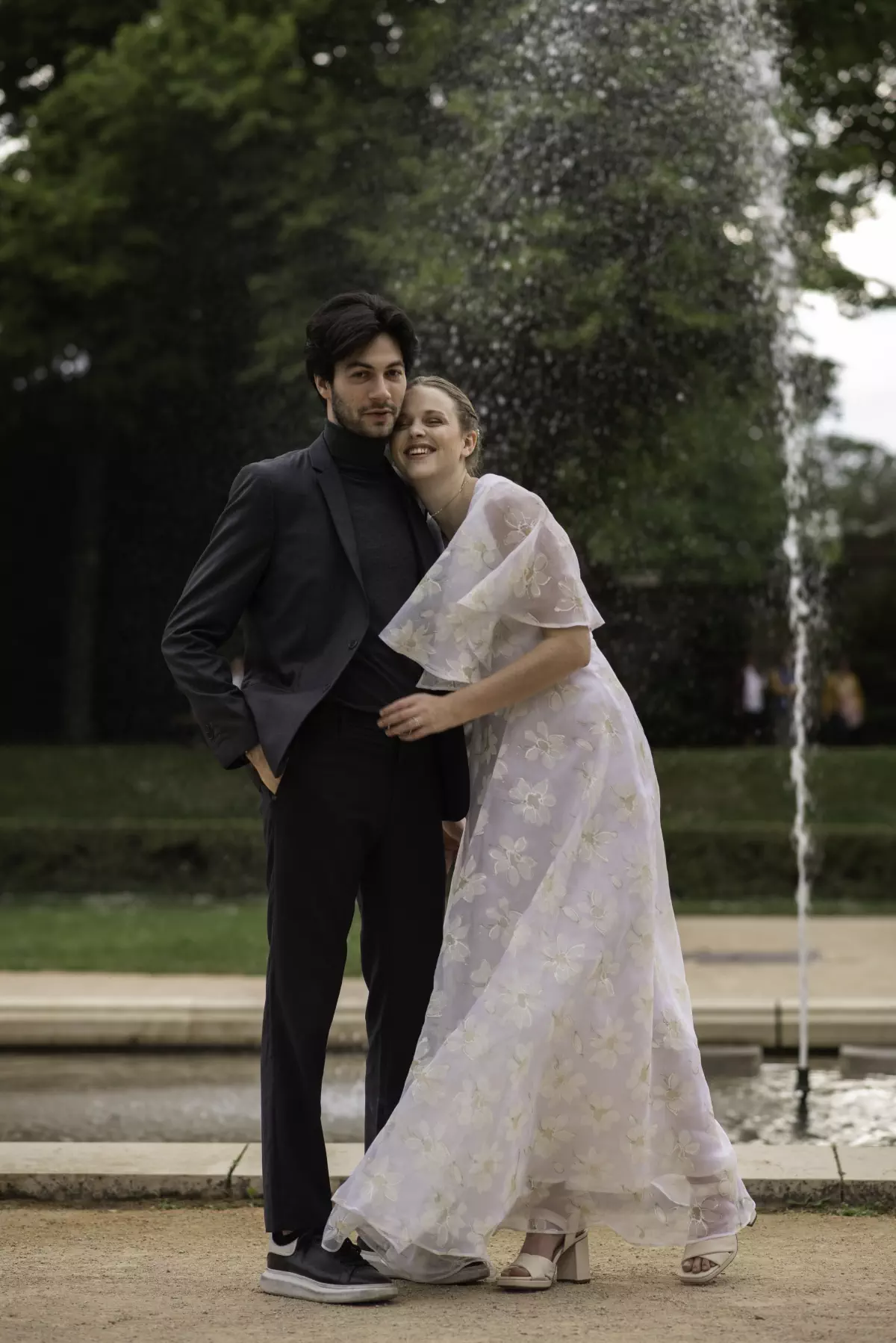 Robe de Mariée à fleurs