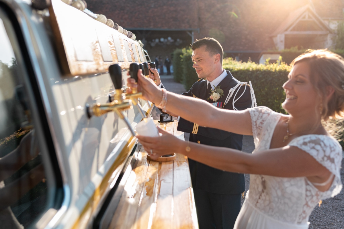 Le Bière truck au mariage