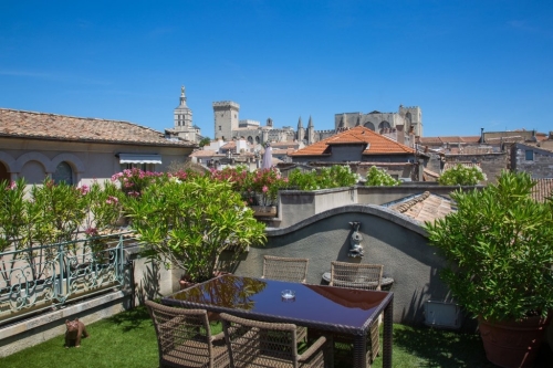 Hôtel avec rooftop à Avignon