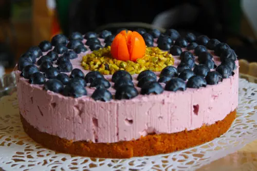 Entremets myrtille