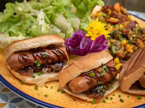 Foodtruck végan coloré à Caen