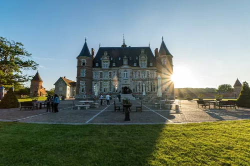 Château de réception et ses jardins dans l'Eure